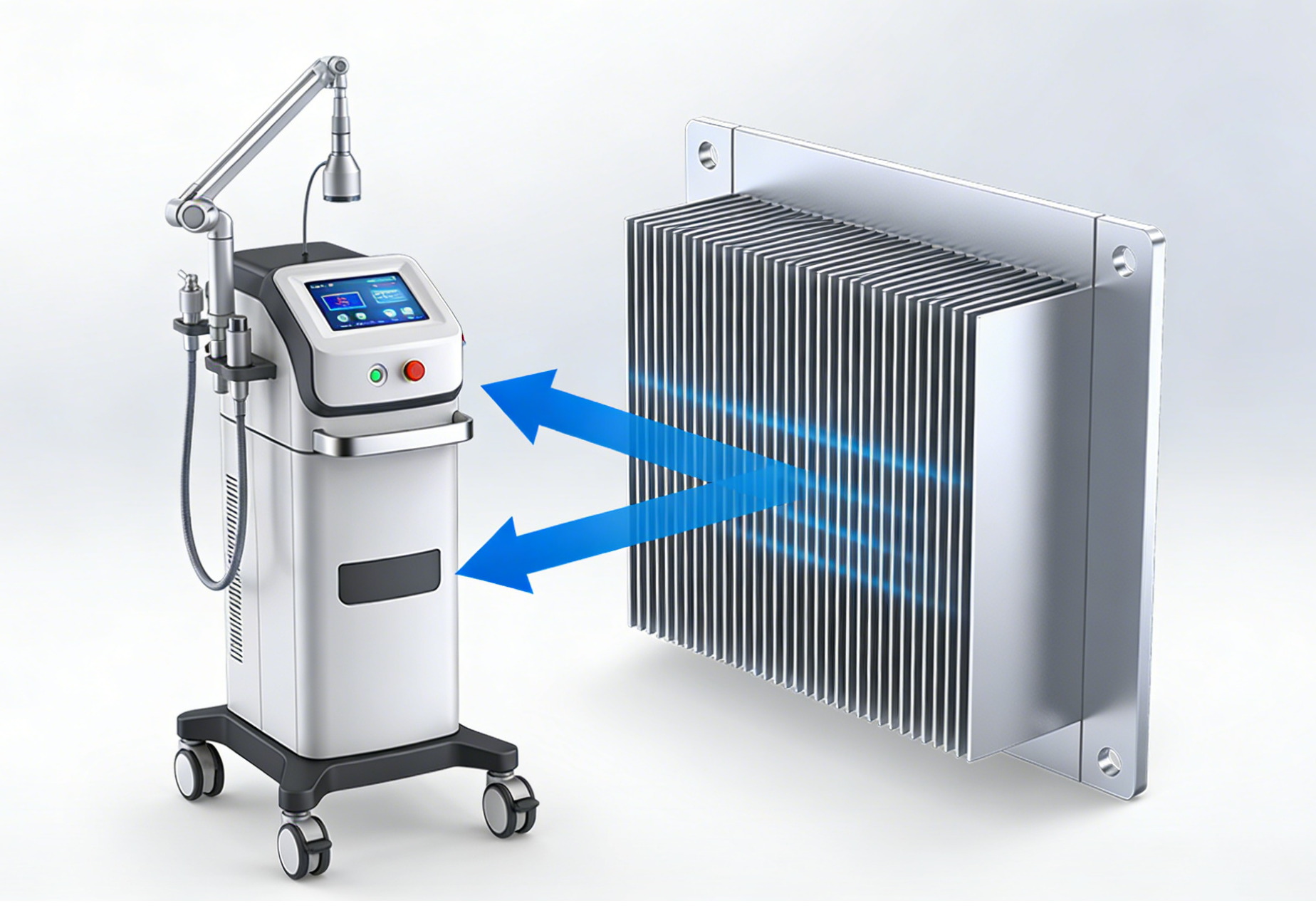 Laser Aesthetic Treatment Device Cooling Solution – Thermoelectric (Peltier) Liquid Cooling Solution